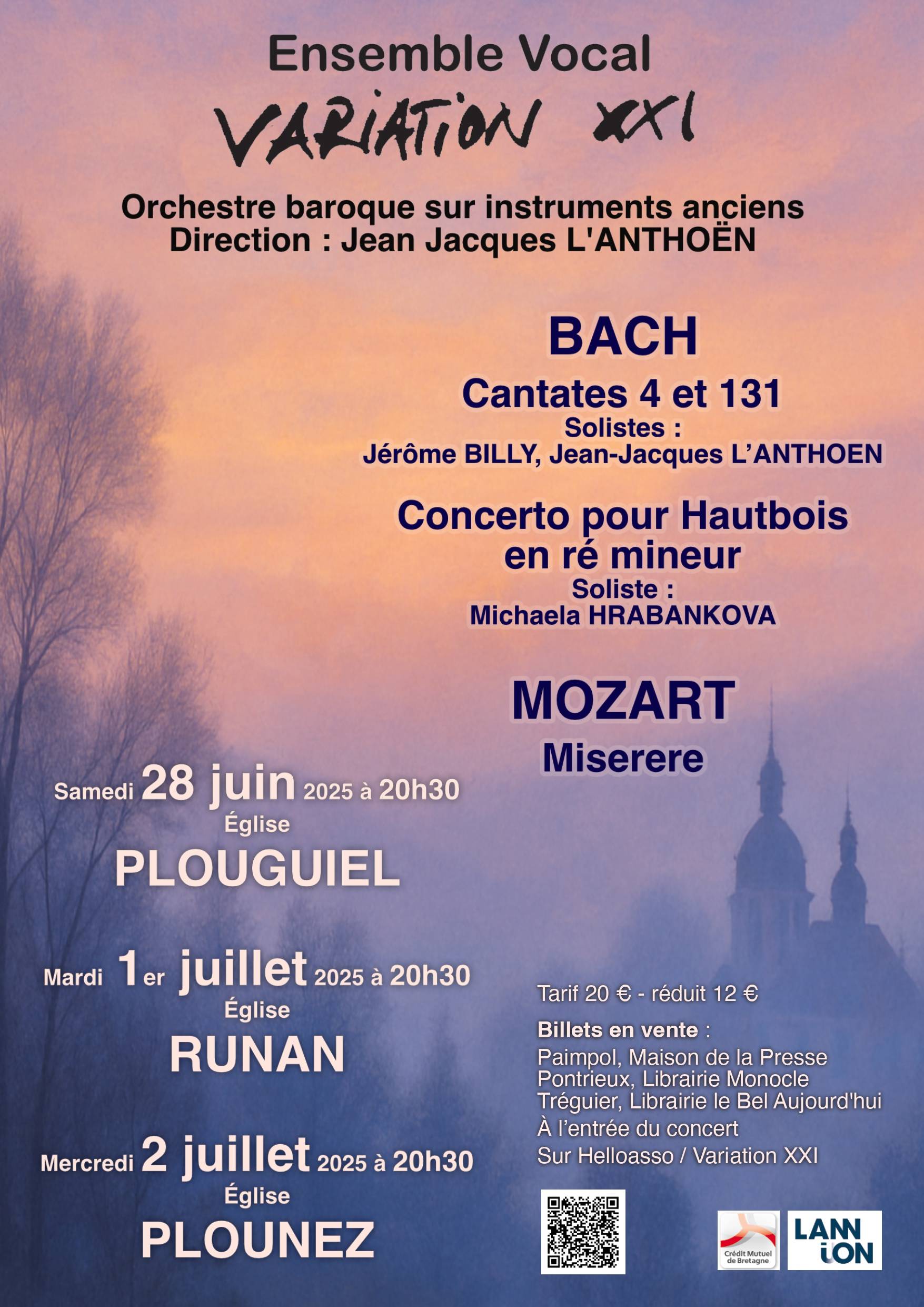 Affiche VARIATION XXI 01 07 2025 réduite